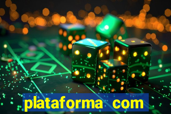 plataforma com chuva de dinheiro